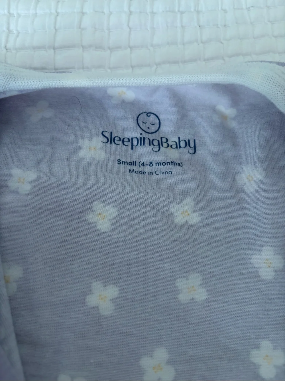 Lilac Floral Zip-Front Sleep Sack for Kids